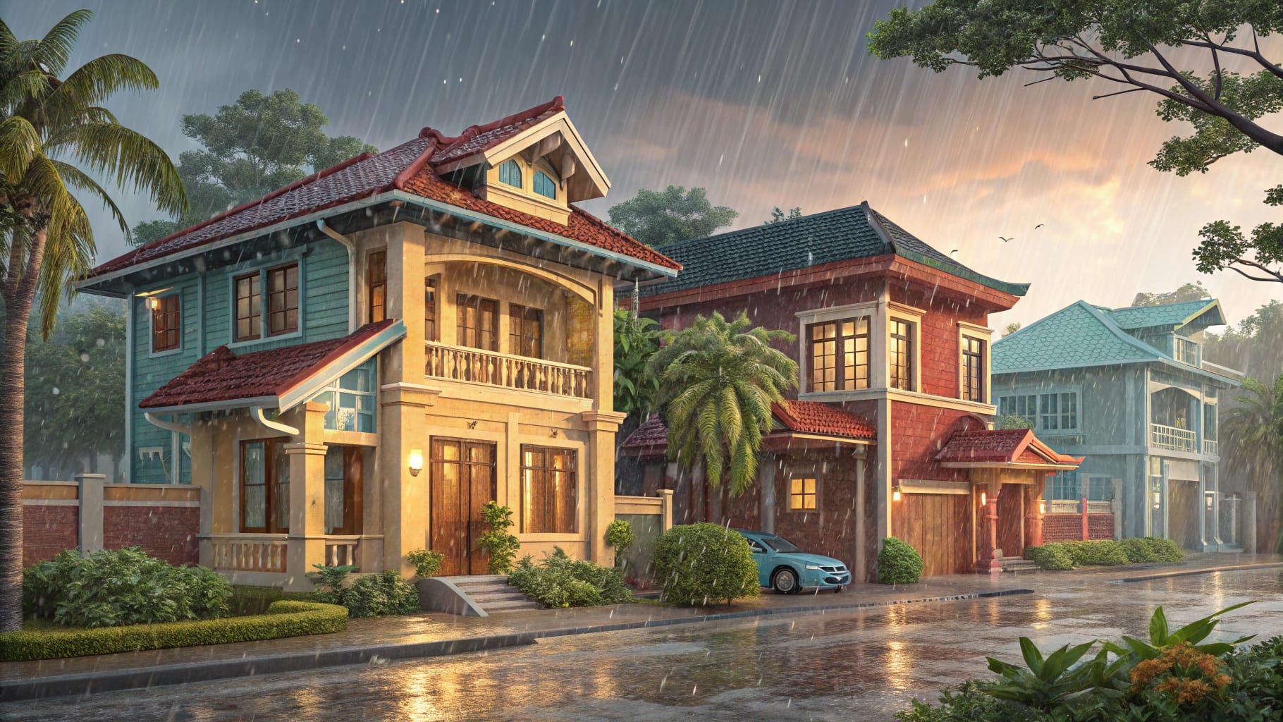Các công trình đều phải chịu đựng thời tiết khắc nghiệt của Việt Nam, và chúng đều cần những lớp bảo vệ như sơn Tuylips